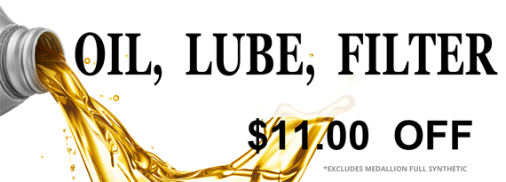 Oil, Lube, Filter $11 Off 